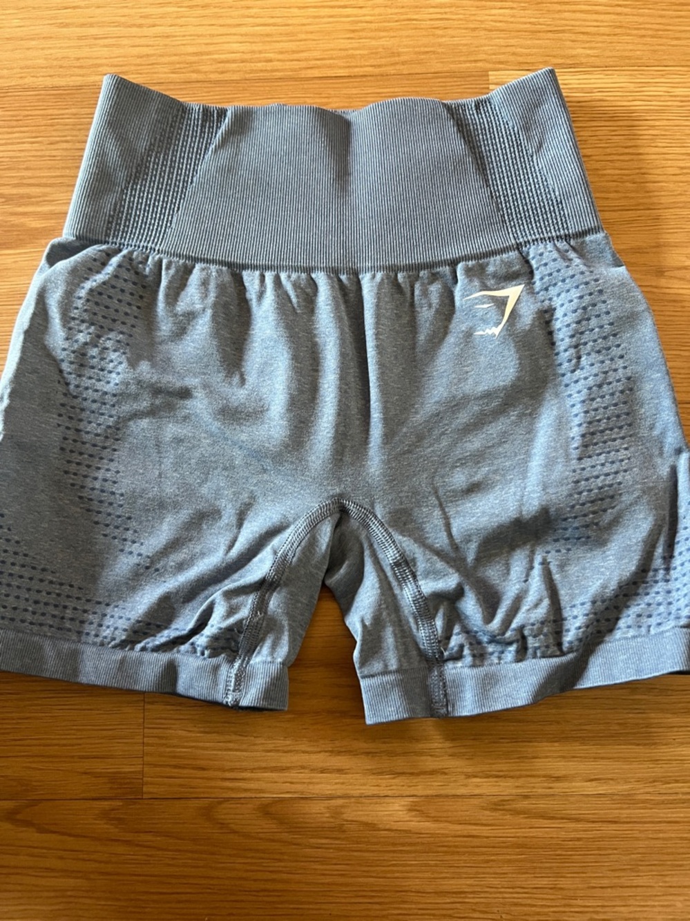Gymshark vital Seamless High-Waist Shorts - XS blue/grey